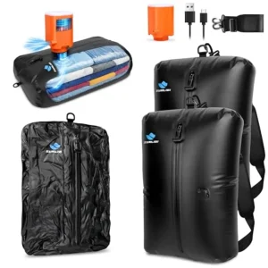 Travel Vacuum Kit with Wireless Pump, Waterproof