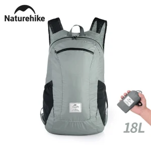 Backpack 18L Black Ultralight Outdoor Waterproof Folding