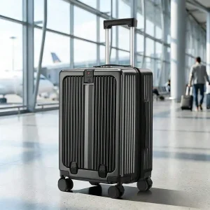 20 Inch Carry On Luggage Airline Approved, USB Port & Silent Wheels