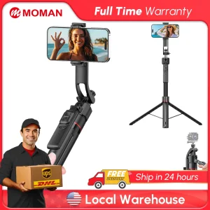 Auto Face Tracking Phone Tripod 69"w/Remote