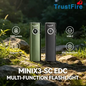 3-in-1 Rechargeable Flashlight With UV  1100 Lumens